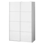 Mobile armadio bianco con 2 ante scorrevoli disponibile in due misure CMP111