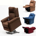 Poltrona modello "Adelaide" con funzione lift e con massaggio ad aria 2 motori disponibile in 4 colorazioni realizzata in microfibra e dispositivo medico