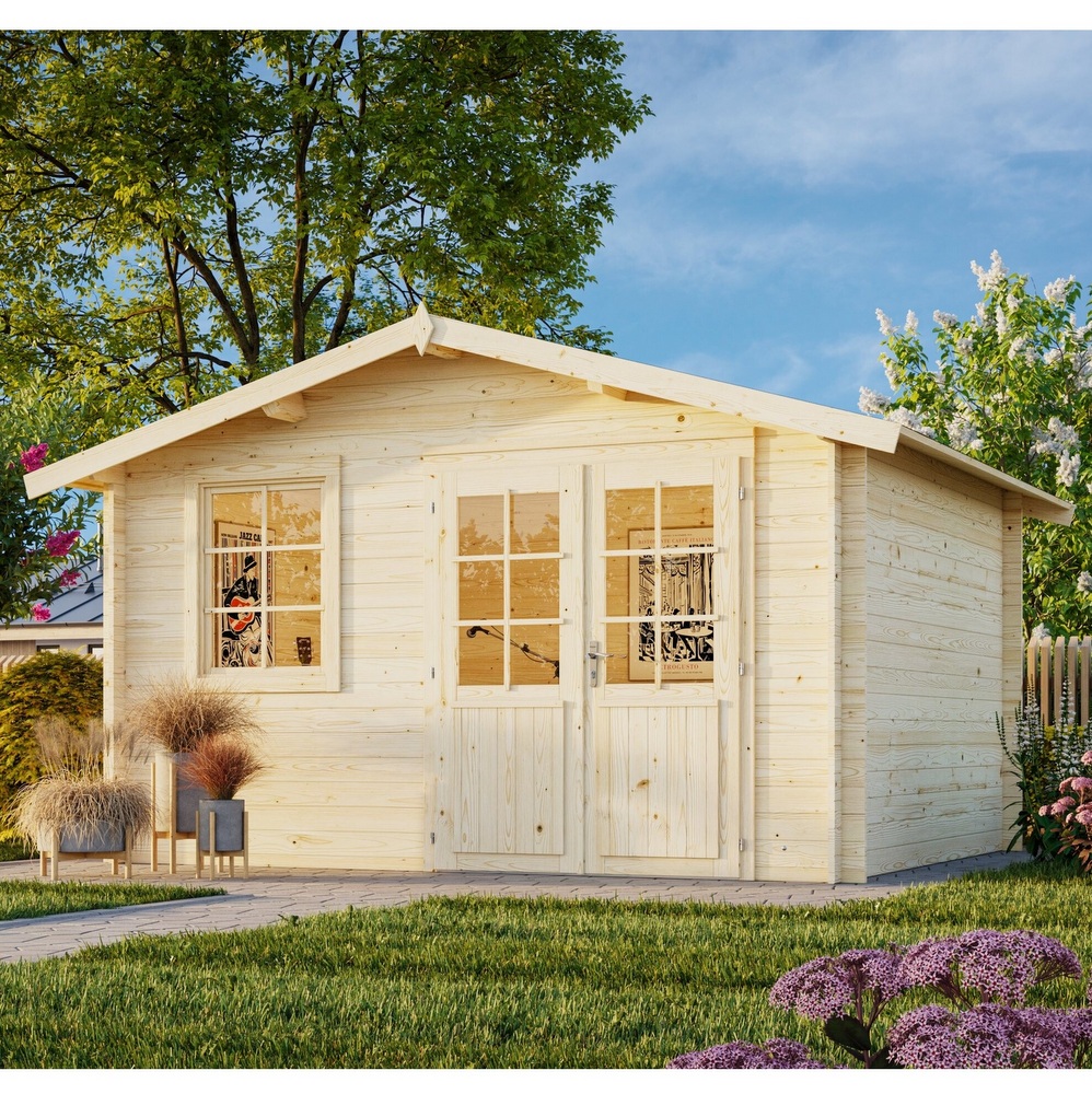 1 Outdoor Wooden Shed with Door and Window 380x320 cm CL058