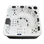 Minispa con idromassaggio ad acqua e aria 230x230 comprensivo di 6 sedute ozonoterapia riscaldatore led MI010