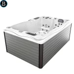 Minispa con 46 idrogetti da 200x135 cm, comprensiva di cromoterapia e bluetooth MI053