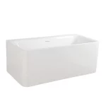 Vasca freestanding rettangolare da 170x80 cm bianca moderna VA163