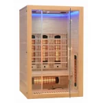 Infrared sauna for 2 people 120x105 cm with 6 full spectrum irradiant SA038