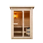 Sauna Finlandese per esterno da 165x175 cm per 2-3 persone SA092