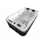 Mini piscina idromassaggio da esterno 205x130 cm per 3 persone 35 getti e funzione Bluetooth MI031