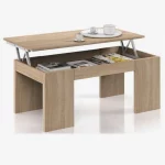 Mobile tavolino contenitore da 100x50xH43 cm colore rovere canadian CMP090