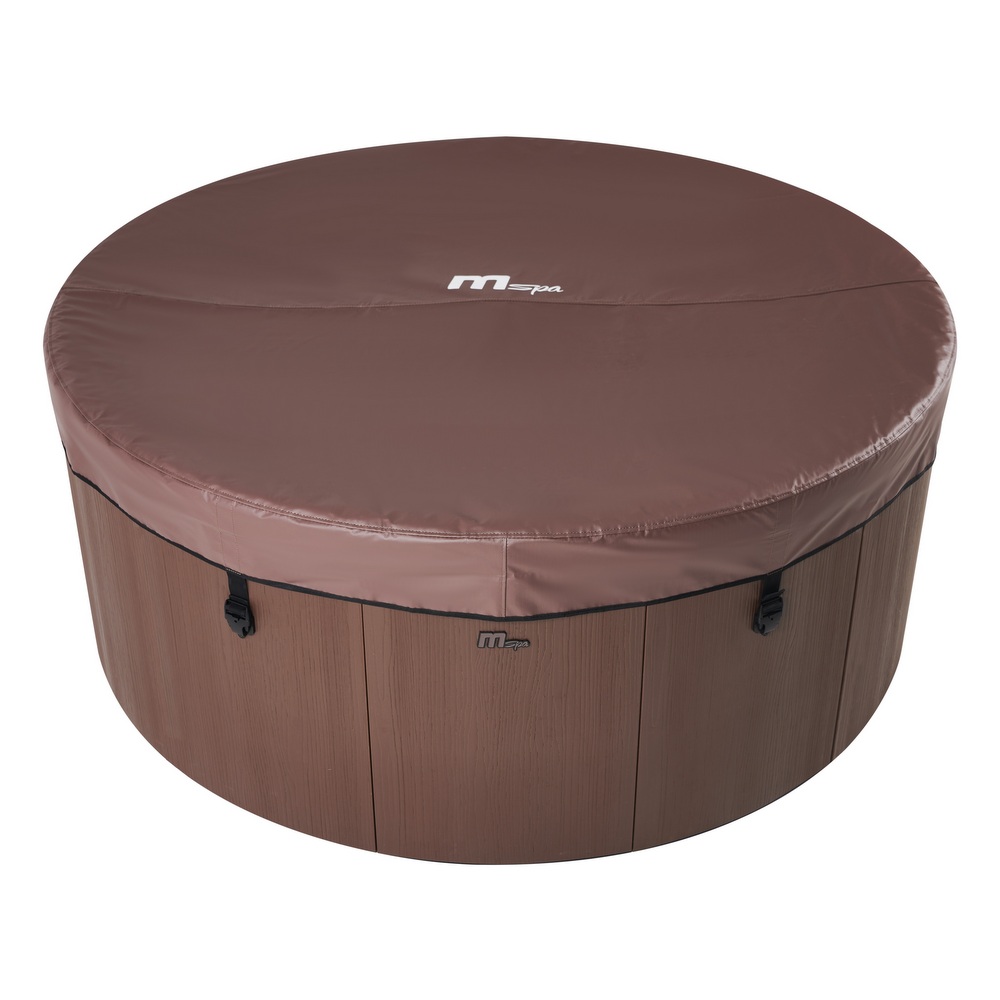 12 Minispa idromassaggio 6 posti 138 getti 182 cm color grigia o marrone MI075