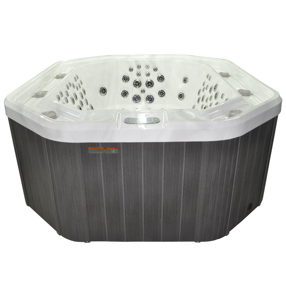 3 Minispa idromassaggio 300×240 da esterno 8-12 posti con 98 idrogetti cromoterapia e riscaldatore MI072