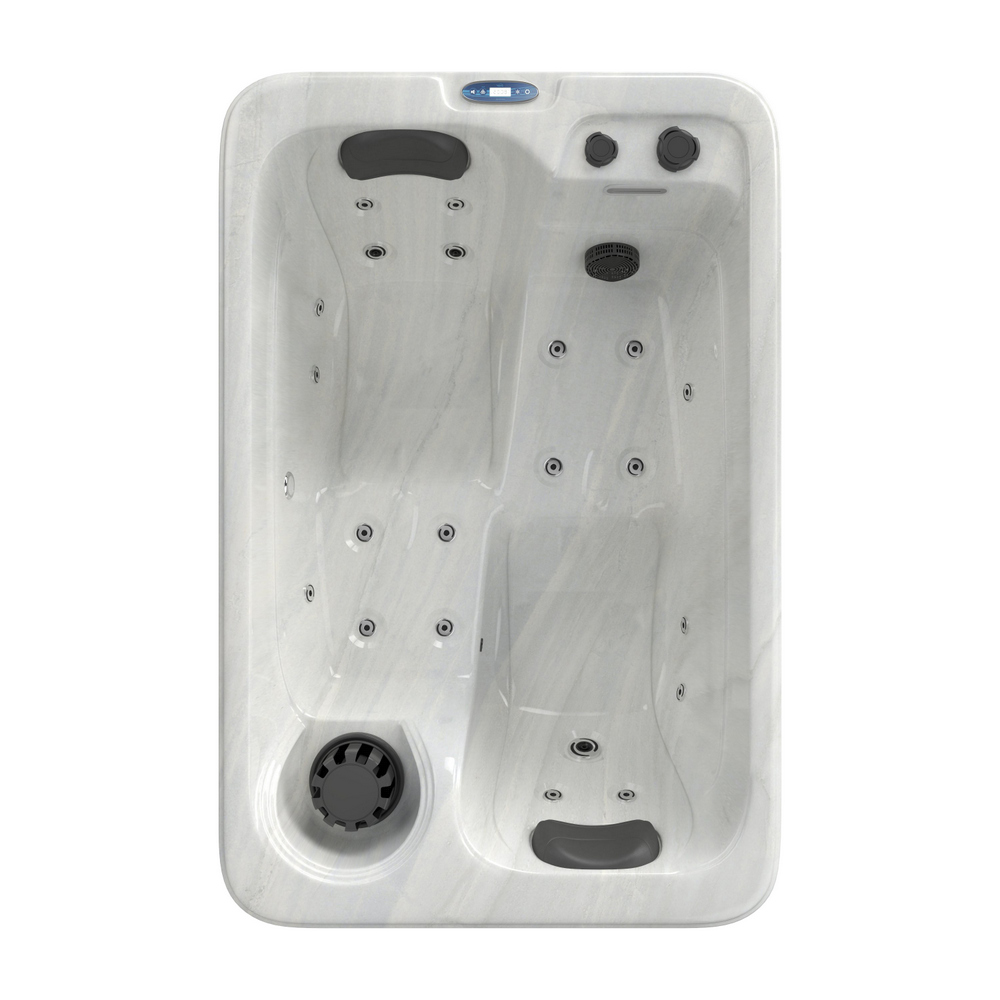 3 Minispa idromassaggio 21 getti 175x115 cm 2 posti con led cromoterapia e riscaldatore MI073