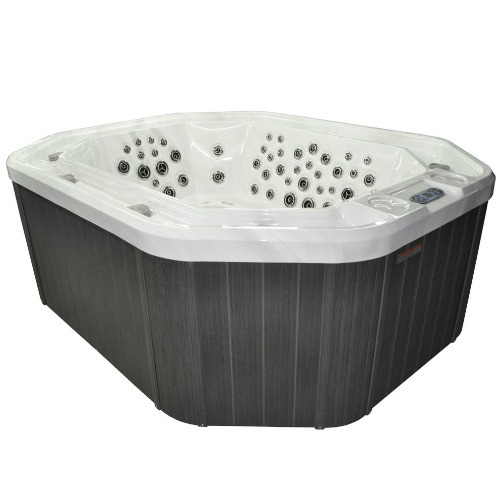 4 Minispa idromassaggio 300×240 da esterno 8-12 posti con 98 idrogetti cromoterapia e riscaldatore MI072
