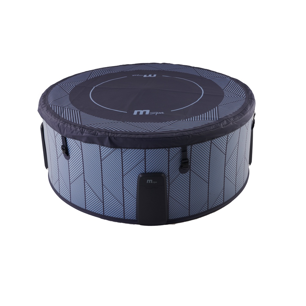 5 Minispa idromassaggio 6 posti rotonda 173 cm con 144 getti cromoterapia riscaldatore wi-fi MI077