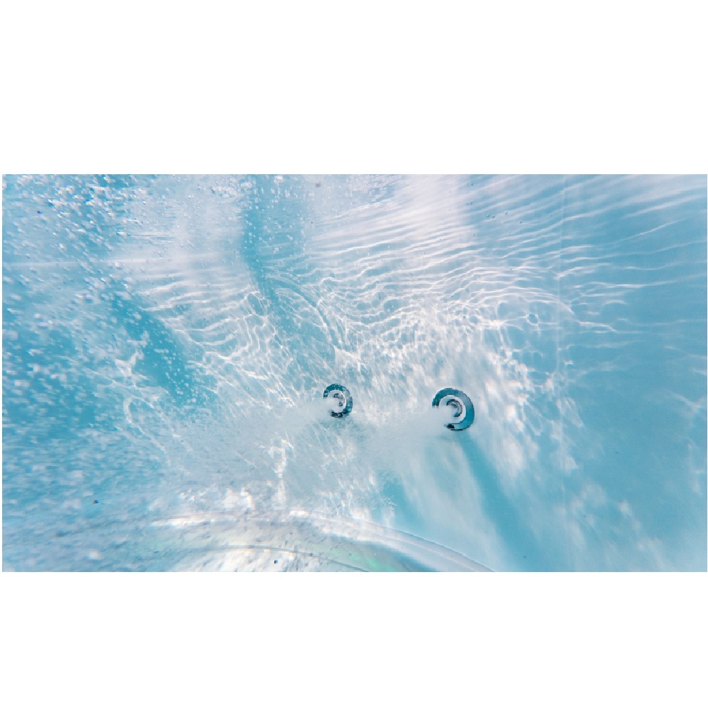 9 Minispa idromassaggio 6 posti 138 getti 182 cm color grigia o marrone MI075