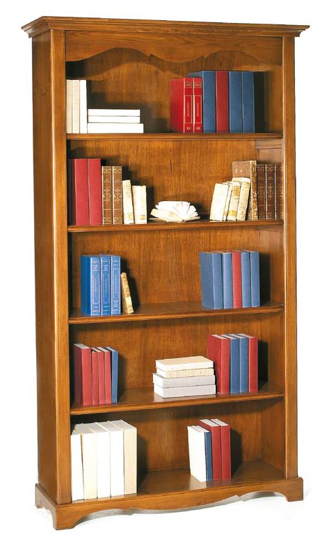 Gaia library model furniture in matte white and glossy walnut color in different versions and models classic modern design