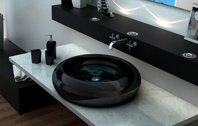 Countertop sink in various sizes and shapes white black lav21 lav22 lav23 lav24