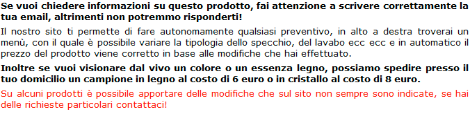 Mobile da bagno sospeso Florens 130cm disponibile in 3 colori