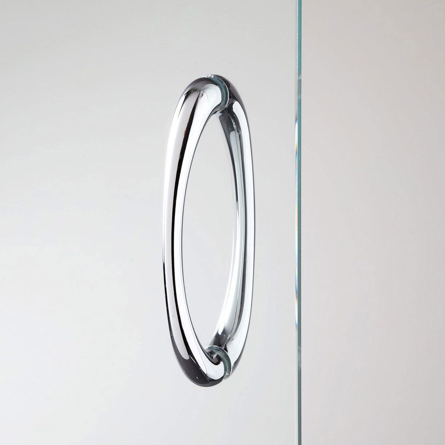 Box doccia due porte fisse porta a battente anta unica H185 198 cm cristallo temperato 6 mm trasparente opaco in varie misure B14