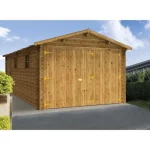 Garage realizzato in legno di abete da 350x600 cm pavimento non incluso CL017