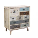 Arredo per interno Cassettiera da 80x39 cm realizzata in legno con cassetti multicolor CMP071