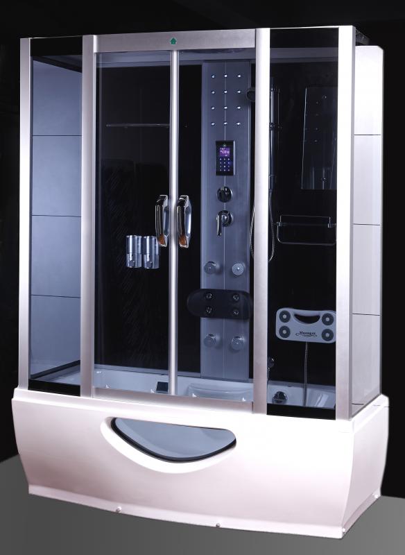 Box doccia Idromassaggio più modelli e misure con Sauna Cromoterapia Bluetooth e Radio CA04
