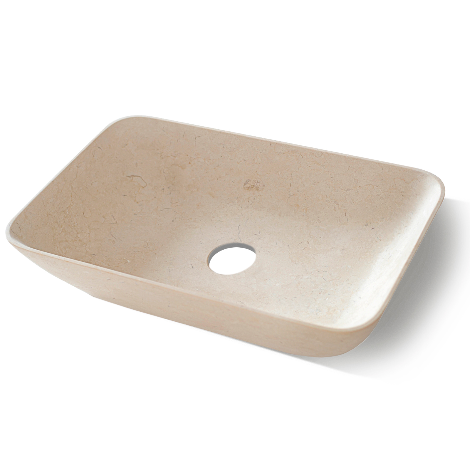 Countertop sink models LAV48 LAV49 in two sizes made of stone-effect marble