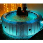 204x70H cm round spa with 138 self-inflating whirlpool jets 5-6 seats PG012