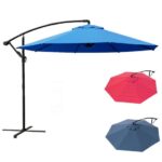 300 cm diameter umbrella with canvas available in 3 colors and anthracite steel frame OMB011