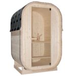128x120cm Finnish Sauna for Outdoor Use, 1-2 People, SA091
