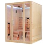 Sauna 150x150 cm Infrarossi per due persone con Bluetooth SA036