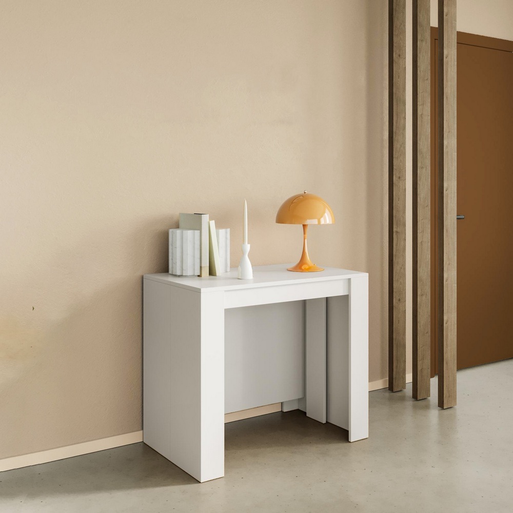 tavolo-consolle-estensibile-da-54-a-239-cm-bianco 5-mode extendable living room table from 54 up to 239 cm in gray oak wood TV011