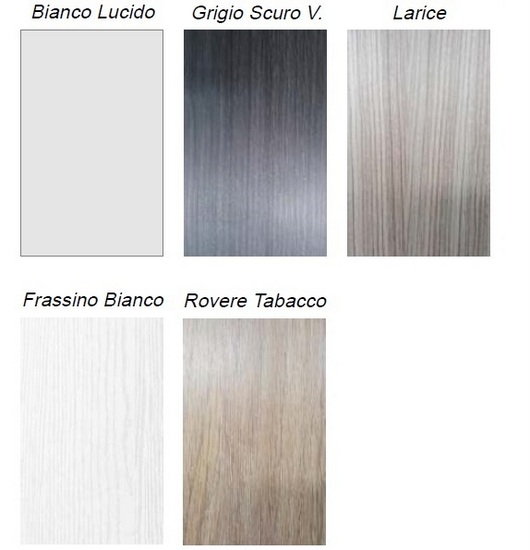 Arredo da bagno Stella 74 o 100 cm in varie colorazioni lavandino in mineralmarmo cristallo o ceramica