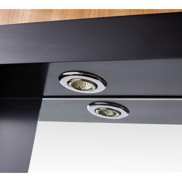 Bathroom furniture model Desy 120+35 cm modern suspended in 2 colors mirror column and mixer for free