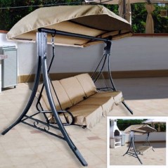Arredamento_per_esterno_Elodie_dondolo_letto_ecr___moderno__1598284100_943 Dondolo letto Elodie con struttura in ferro a 3 posti comprensivo di tettino parasole e cuscini spessorati