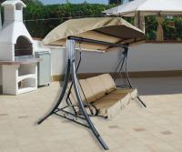 Arredamento_per_esterno_Elodie_dondolo_letto_ecr___moderno_dettagli__1598284101_755 Dondolo letto Elodie con struttura in ferro a 3 posti comprensivo di tettino parasole e cuscini spessorati