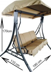 Arredamento_per_esterno_Elodie_dondolo_letto_ecr___moderno_misure_dettagli__1598284100_253 Dondolo letto Elodie con struttura in ferro a 3 posti comprensivo di tettino parasole e cuscini spessorati