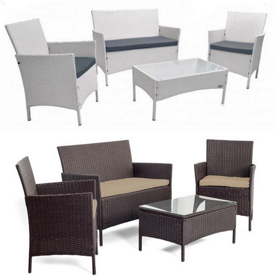 Arredo_Stefy_disponibile_marrone_o_bianco_in_polyrattan__1598272960_206 Arredo da giardino Stefy composto da tavolo e poltroncine in rattan disponibile in 2 colori