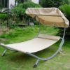 Deck chair-lounger for outdoor use model Mary color ecru metal structure
