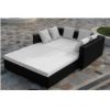 Set per esterno 180x160cm con doppio divano-letto Alice