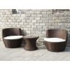 Modern outdoor furniture Teseo set consisting of two armchairs and a coffee table