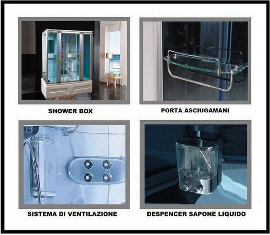 CABINA_IDROMASSAGGIO_160X85_CB065_DETTAGLI__1544544750_841 Whirlpool Box 160x85 with bluetooth tub chromotherapy standard or full optional version CA65