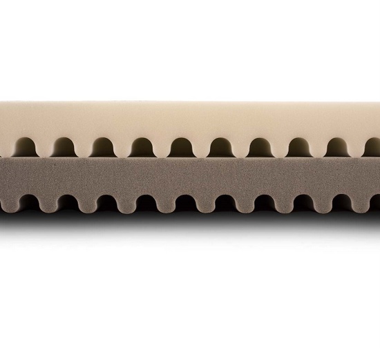 Materasso modello Malta a doppio strato waterfoam ergonomico sfoderabile anallergico antiacaro ortopedico Made in Italy