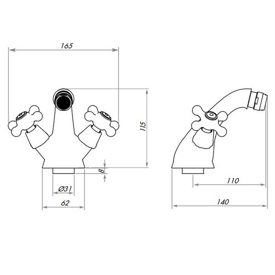 Miscelatore_classico_per_bidet_scheda_tecnica__1598085213_839 Rubinetti con doppia manopola in stile retrò per lavabi, bidet e vasca con doccia made in Italy RB76