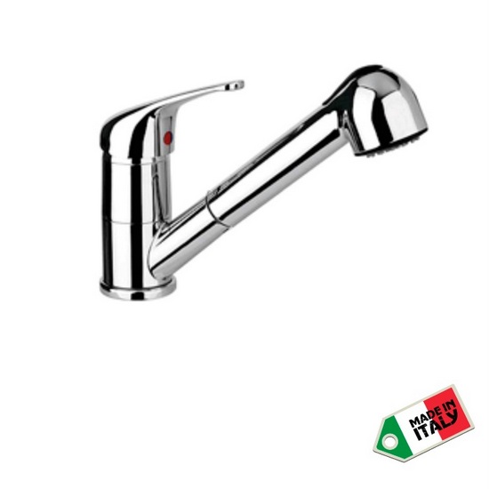 Rubinetti disponibili in tre modelli, per lavelli da cucina made in Italy RB91