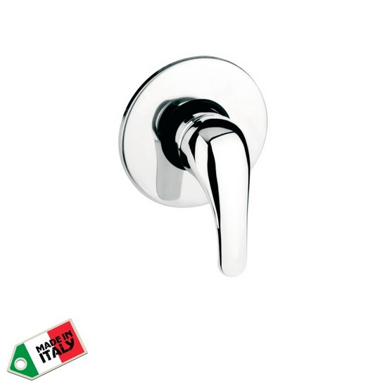 Italian shower mixers with wall or concealed (single-hole) or external (double-hole) connections RB90