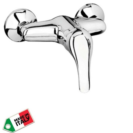 Italian shower mixers with wall or concealed (single-hole) or external (double-hole) connections RB90