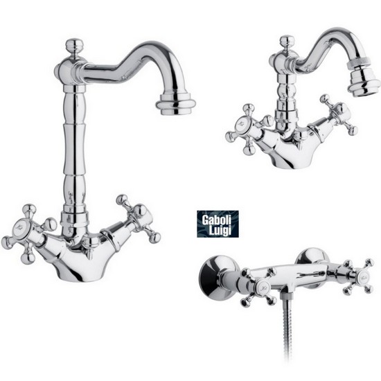 Gaboli classic-style taps with knobs, for sinks, bidets, and showers RB71