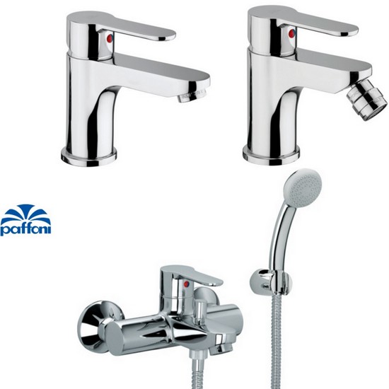 Paffoni Italian sink and bidet mixers with automatic waste RB93
