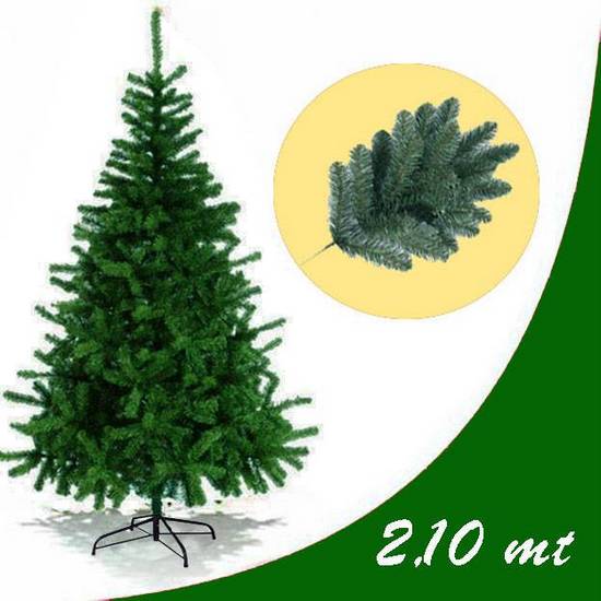 albero_di_natale_cm_210_base_ferro__1606213552_848 Albero di natale pino verde ecologico artificiale con base da appoggio in plastica o ferro in varie misure e versioni