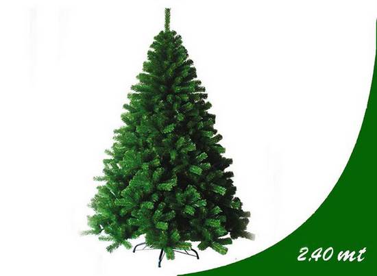albero_di_natale_cm_240_base_ferro__1606213553_408 Albero di natale pino verde ecologico artificiale con base da appoggio in plastica o ferro in varie misure e versioni