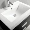 Bathroom furniture model Venus cm 60 black with marble sink mixer and drain included