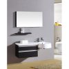 Mobile da bagno moderno Titan 100 cm color wengè in OFFERTA